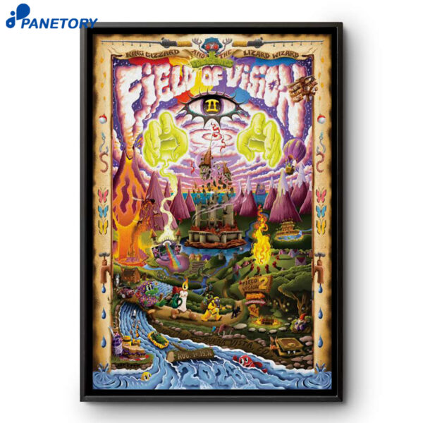 King Gizzard And The Lizard Wizard Field Of Vision Ii Festival CO Aug 14-16 2026 Poster