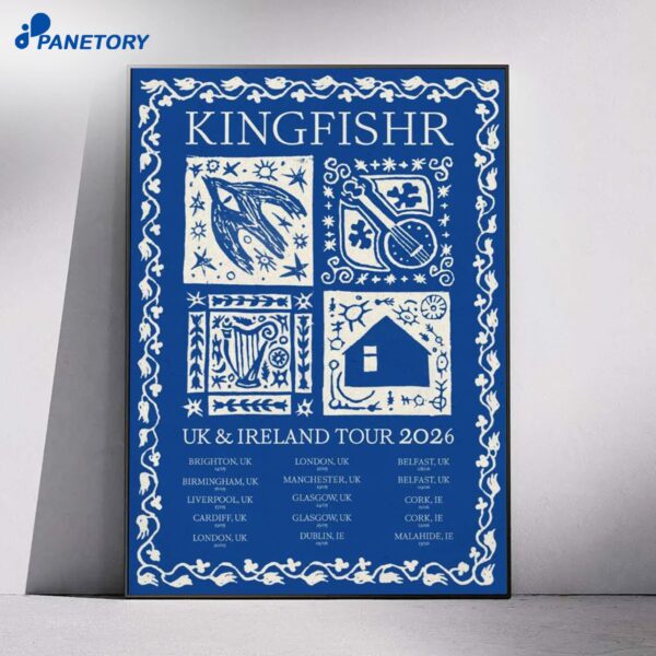 Kingfishr Cardiff UK May 19 2026 Poster