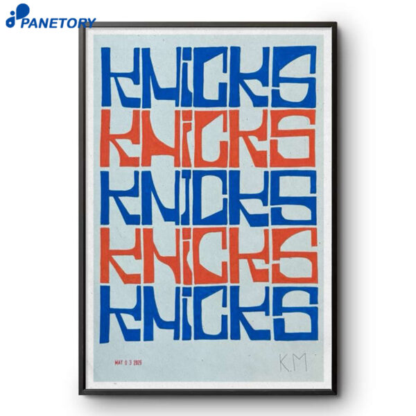 Knicks Madison Square Garden May 3 2026 Poster