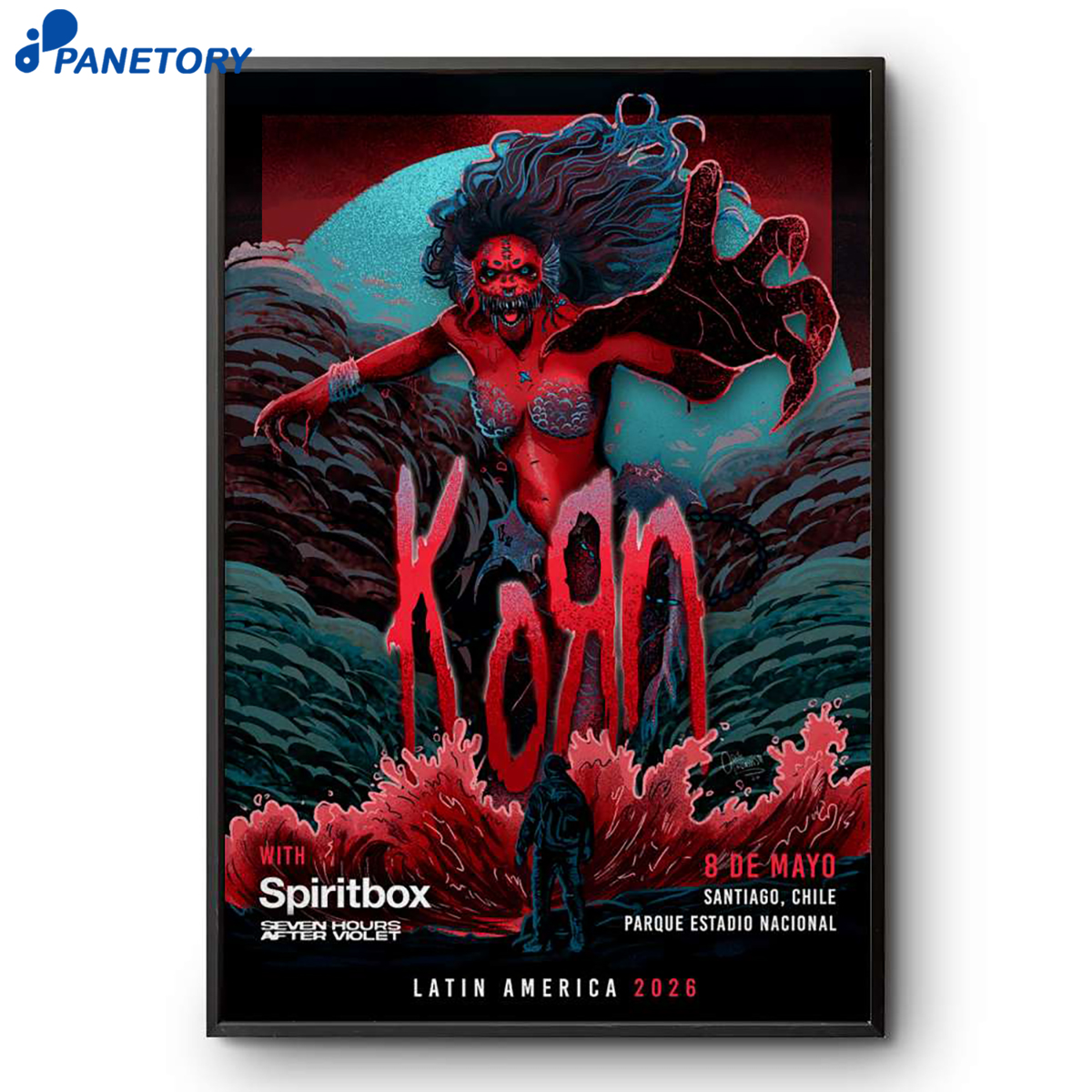 Korn Parque Estadio Nacional Santiago Chile May 8 2026 Poster 2 Korn Parque Estadio Nacional Santiago Chile May 8 2026 Poster