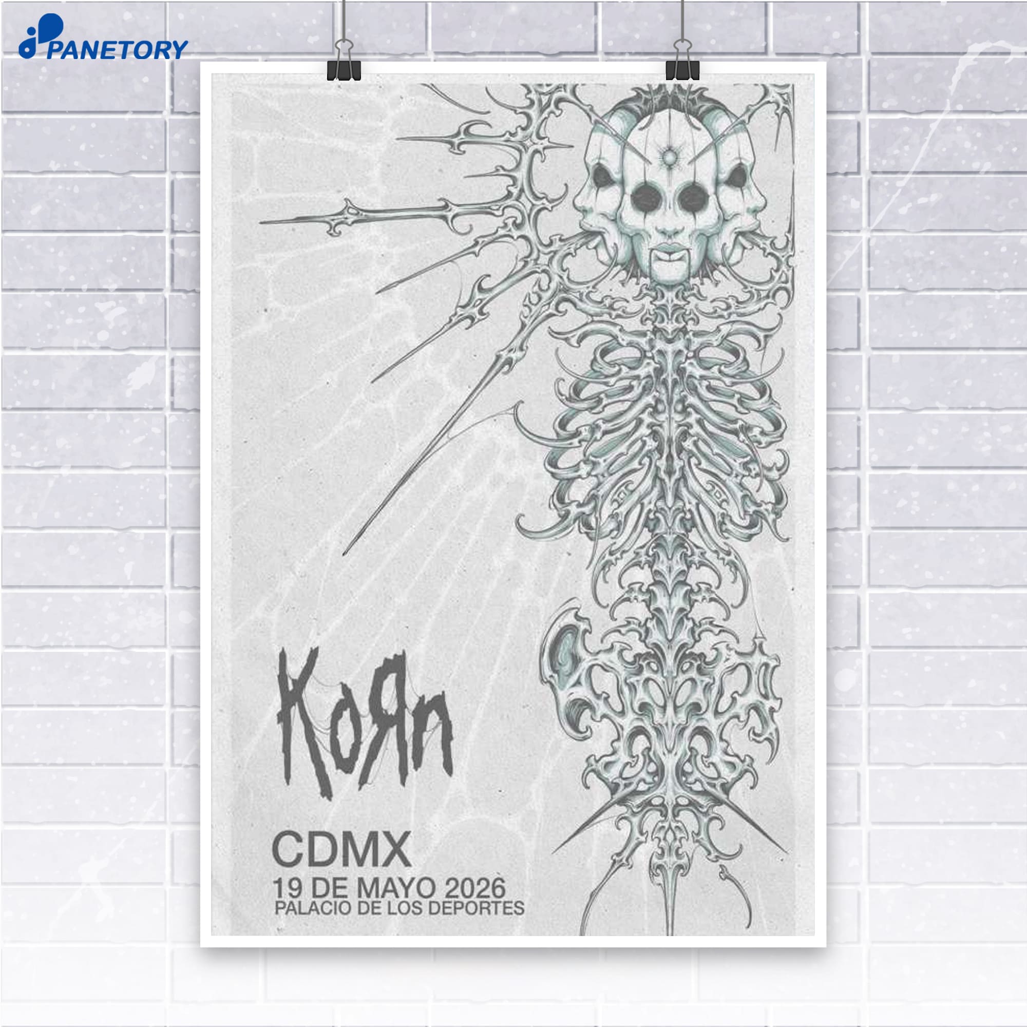 Korn Palacio De Los Deportes May 19 2026 Poster Korn Palacio De Los Deportes May 19 2026 Poster