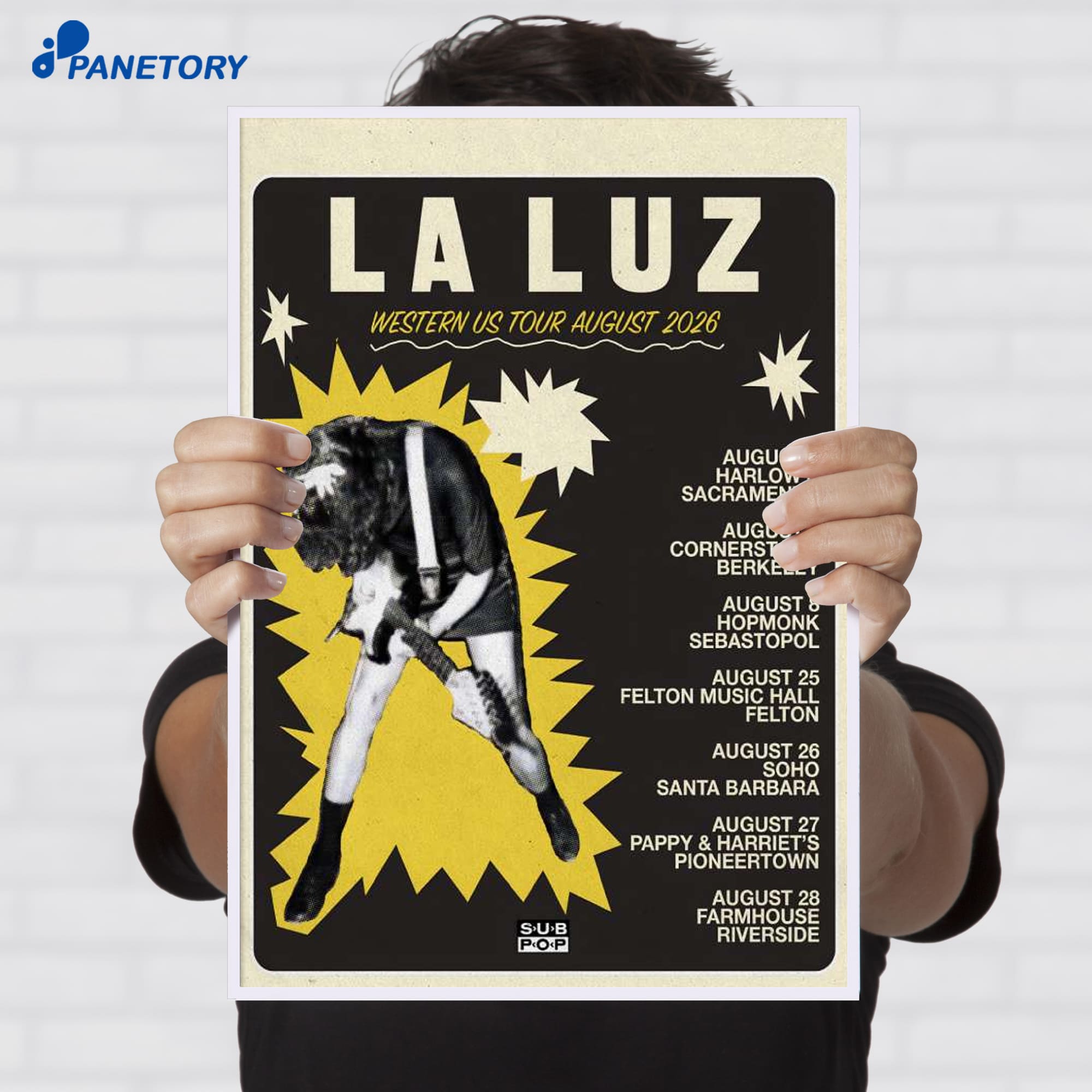 La Luz Western Us Tour August 2026 Poster La Luz Western Us Tour August 2026 Poster