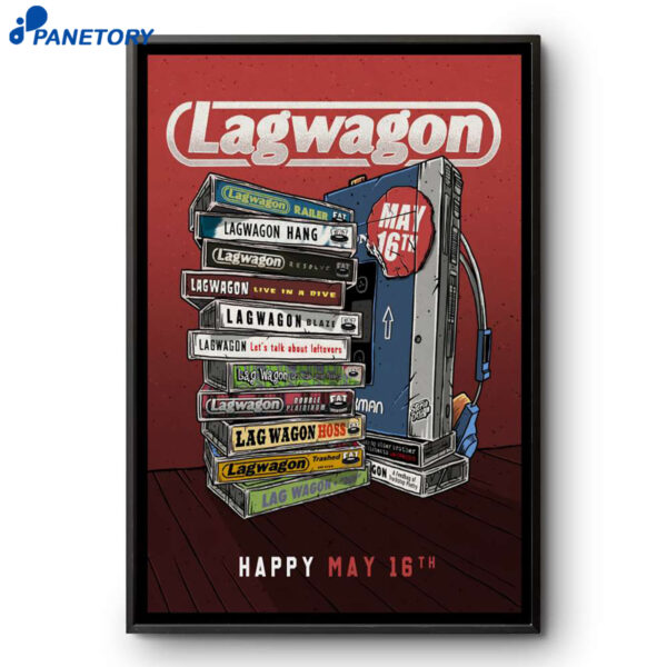 Lagwagon The Fillmore San Francisco CA May 16 2026 Poster