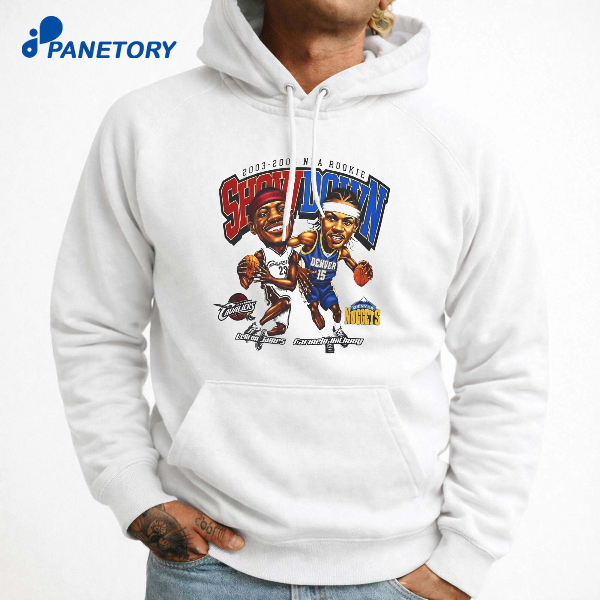 Lebron James Carmelo Anthony Rookie Showdown T-Shirt 7 Lebron James Carmelo Anthony Rookie Showdown T-Shirt 3
