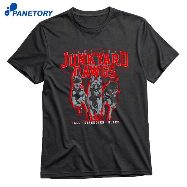 Logan Stankoven Taylor Hall & Jackson Blake Junkyard Dawgs T-Shirt