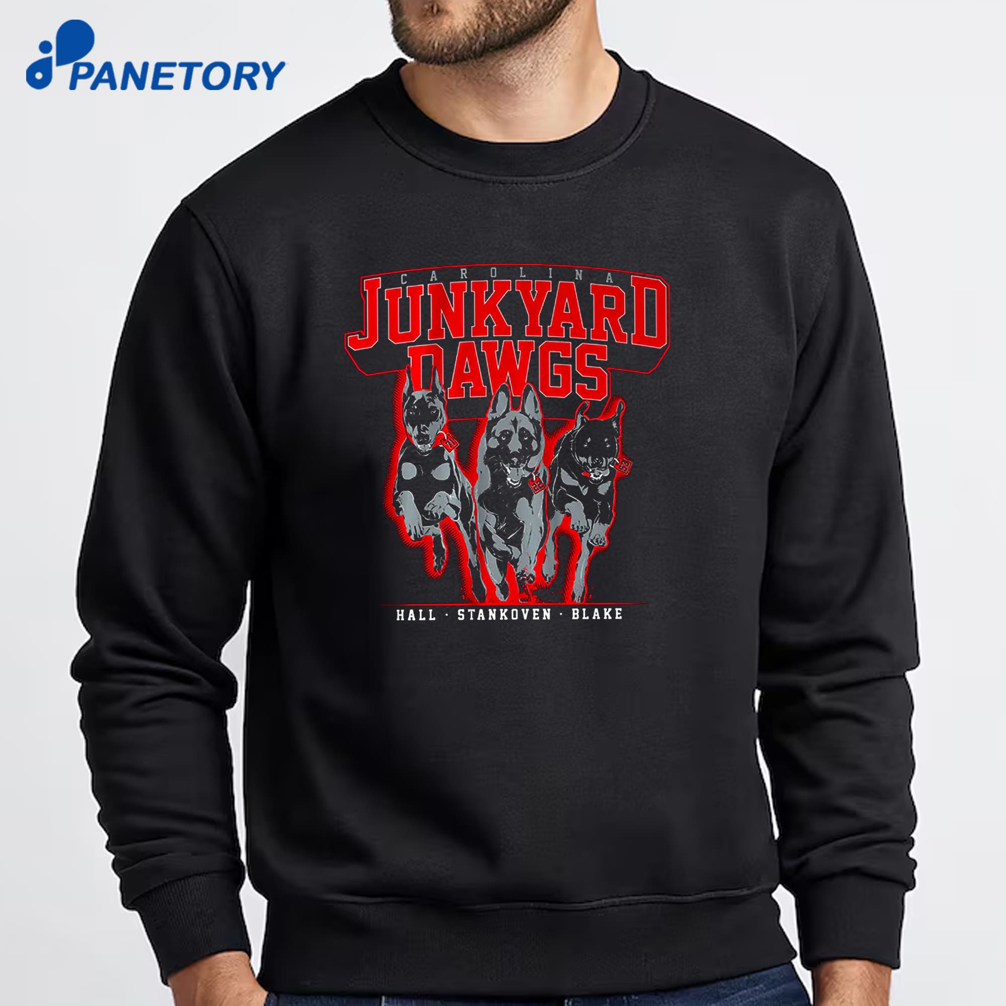 Logan Stankoven Taylor Hall &Amp; Jackson Blake Junkyard Dawgs T-Shirt 6 Logan Stankoven Taylor Hall & Jackson Blake Junkyard Dawgs T-Shirt 2