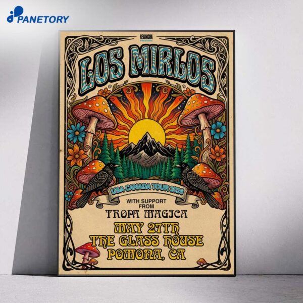 Los Mirlos Pomona CA Tour May 27 2026 Poster