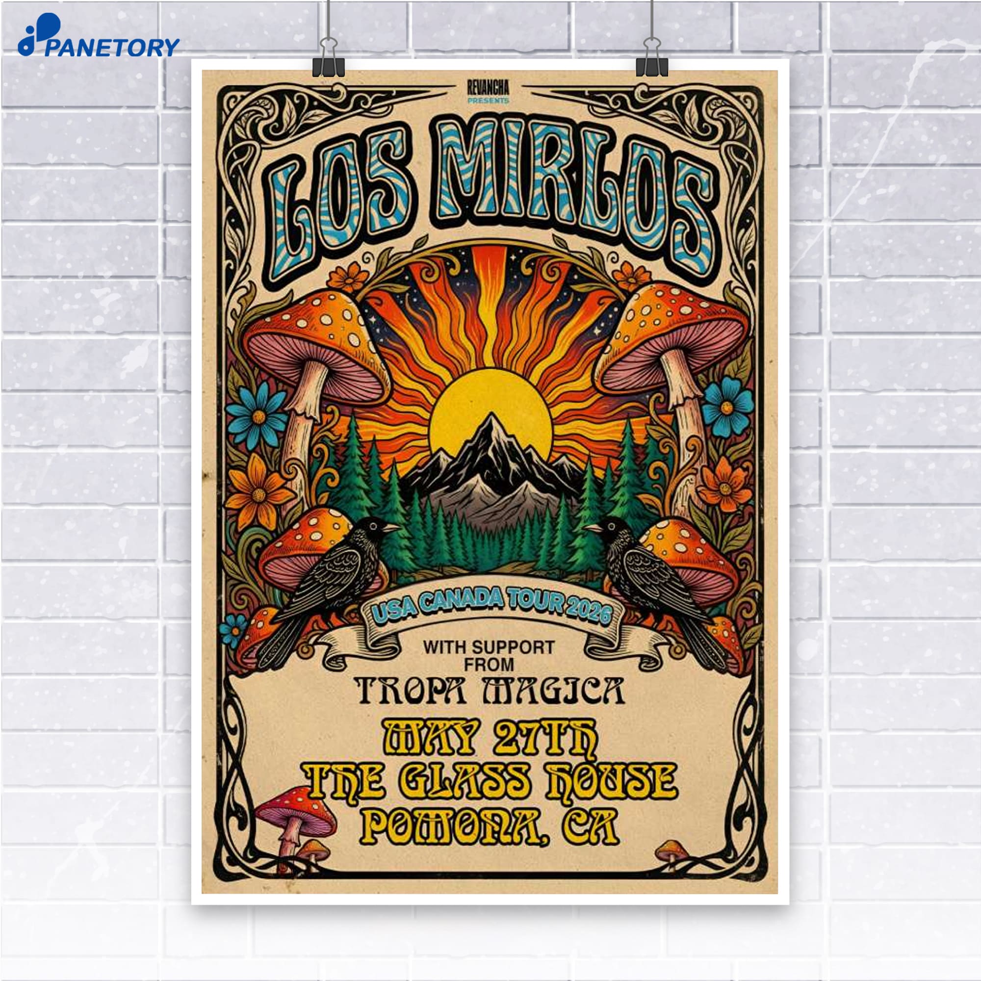 Los Mirlos Pomona Ca Tour May 27 2026 Poster Los Mirlos Pomona Ca Tour May 27 2026 Poster