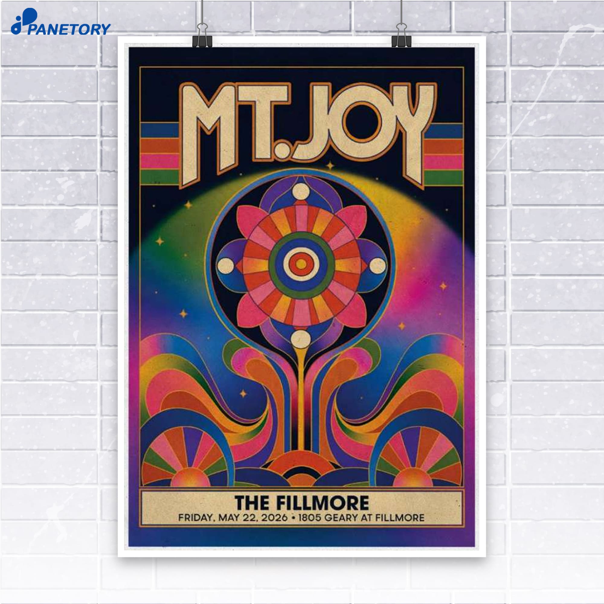 Mt. Joy The Fillmore May 22 2026 Poster Mt. Joy The Fillmore May 22 2026 Poster
