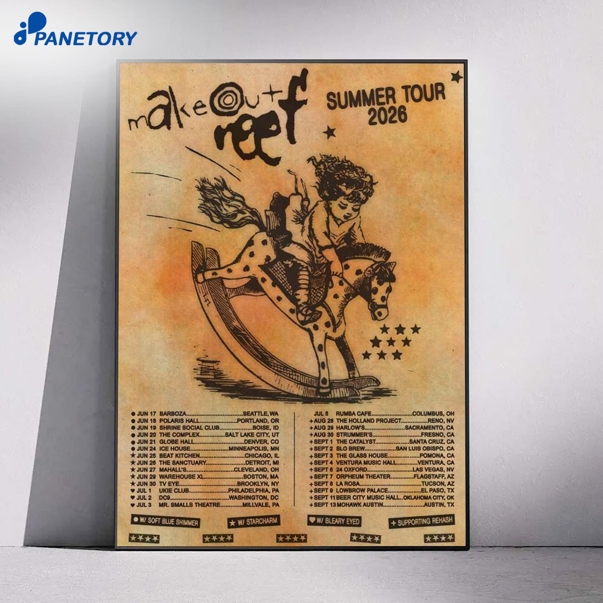 Makeout Reef Tour 2026 Poster 4 Makeout Reef Tour 2026 Poster 1
