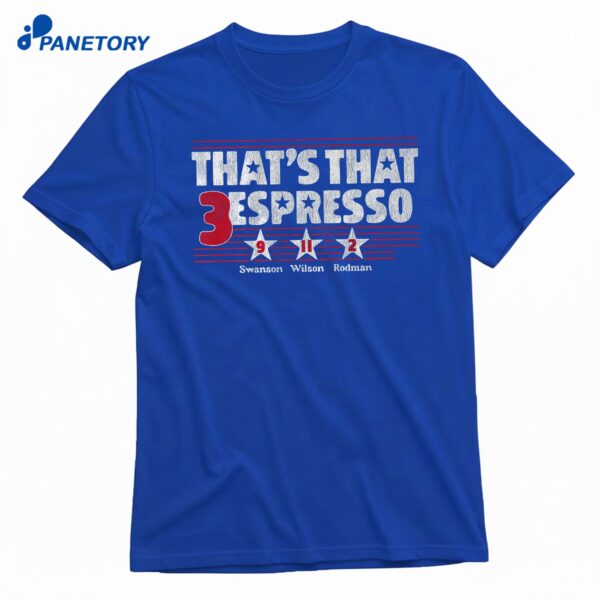Mallory Swanson Trinity Rodman & Sophia Wilson That's That 3 Espresso T-Shirt