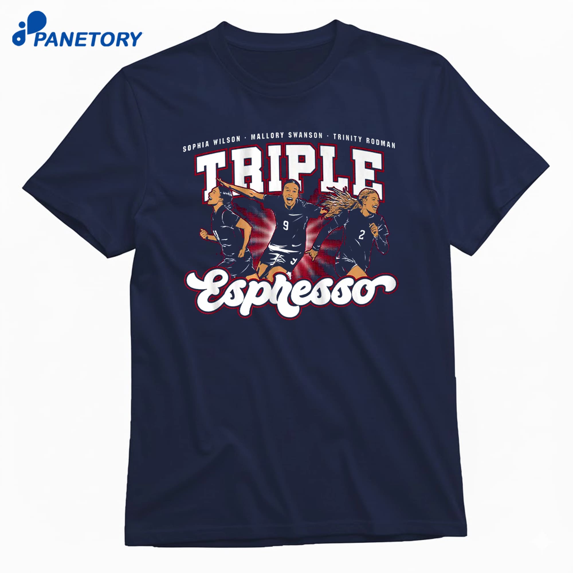 Mallory Swanson Trinity Rodman &Amp; Sophia Wilson Triple Espresso 2026-27 T-Shirt 8 Mallory Swanson Trinity Rodman & Sophia Wilson Triple Espresso 2026-27 T-Shirt 1