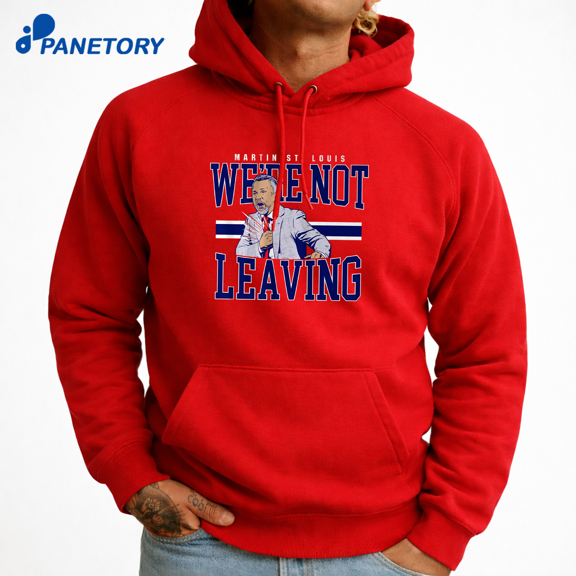 Martin St. Louis We'Re Not Leaving T-Shirt 7 Martin St. Louis We'Re Not Leaving T-Shirt 3