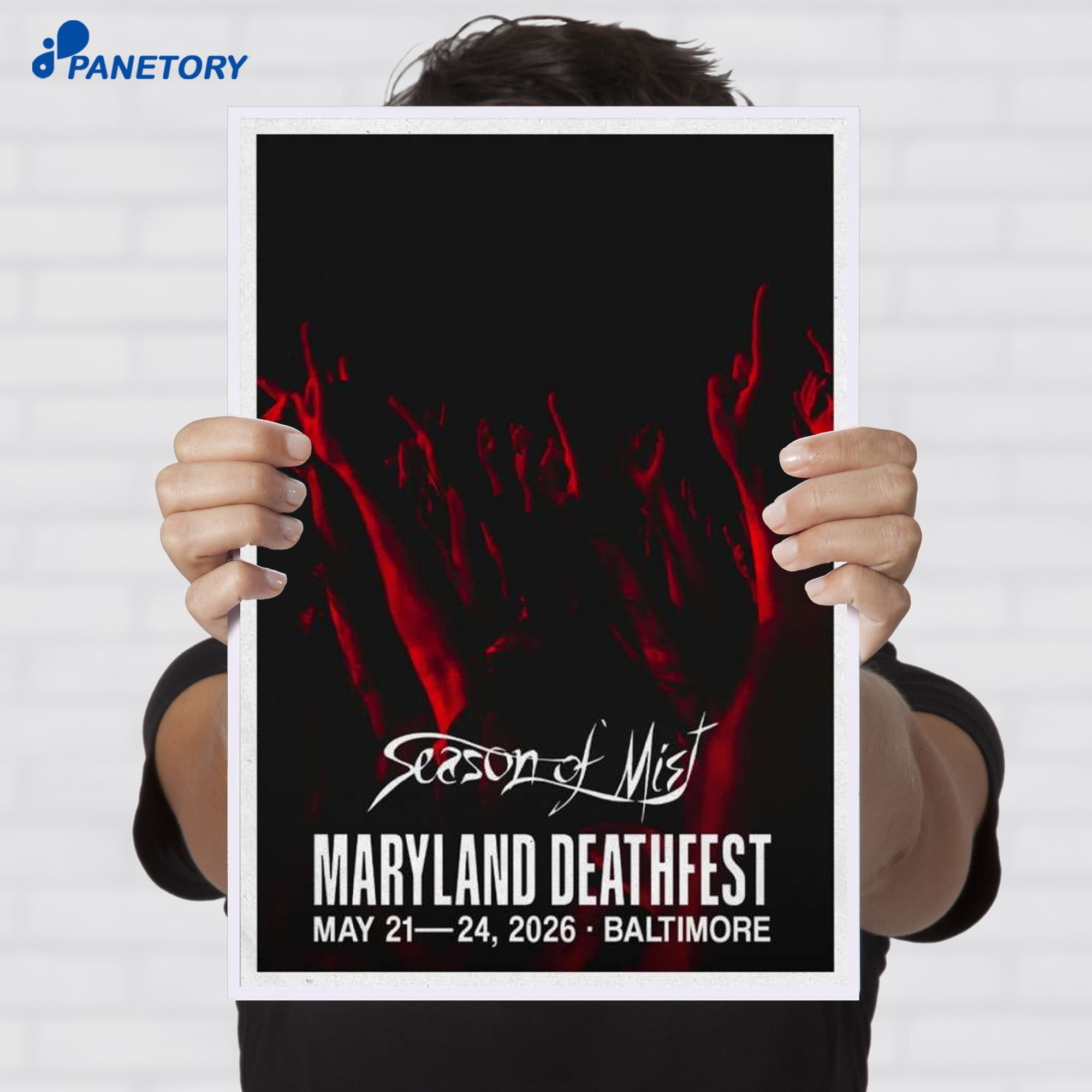 Maryland Deathfest Concert Baltimore May 21-24 2026 Poster Maryland Deathfest Concert Baltimore May 21-24 2026 Poster