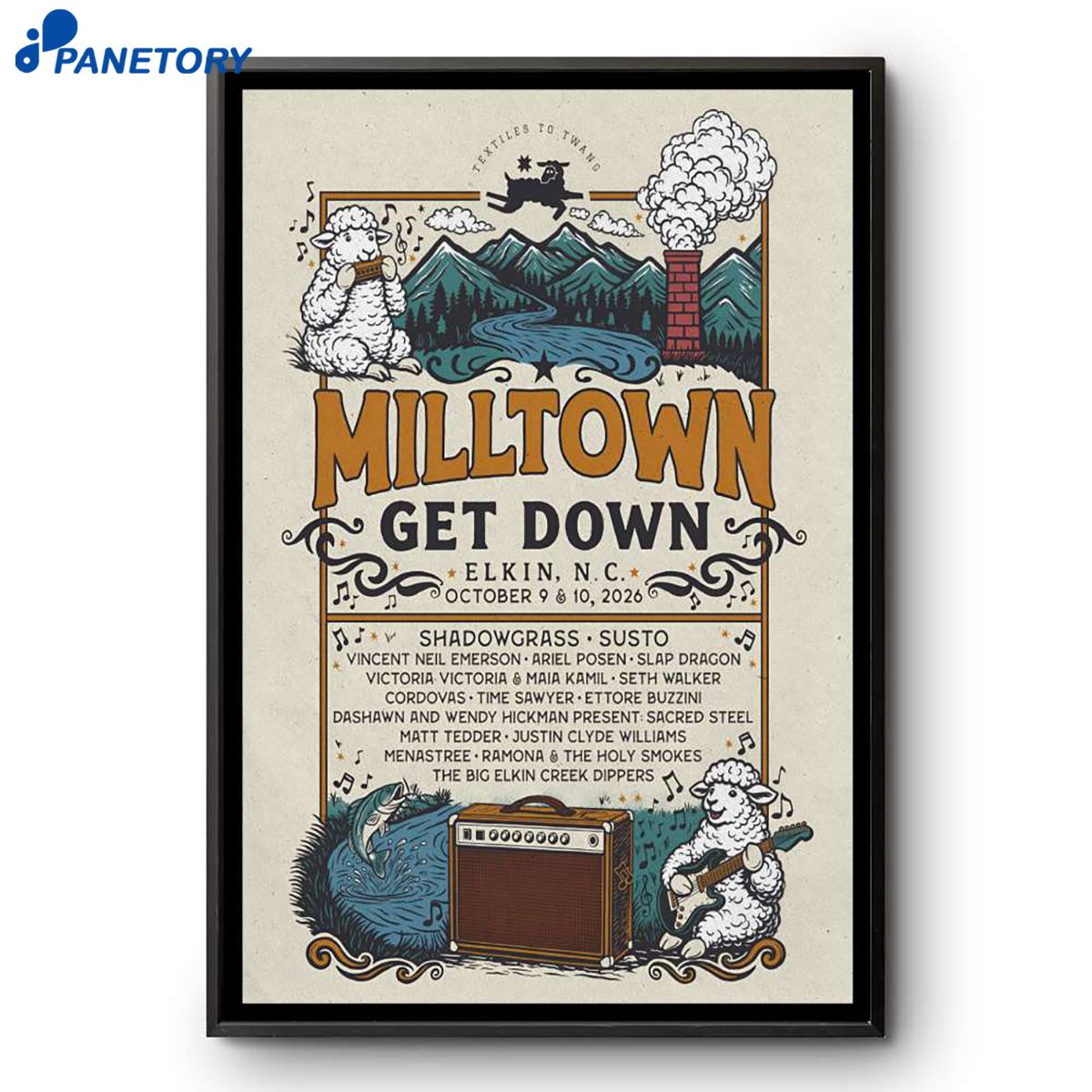 Milltown Get Down Downtown Elkin Nc Oct 9-10 2026 Poster 2 Milltown Get Down Downtown Elkin Nc Oct 9-10 2026 Poster