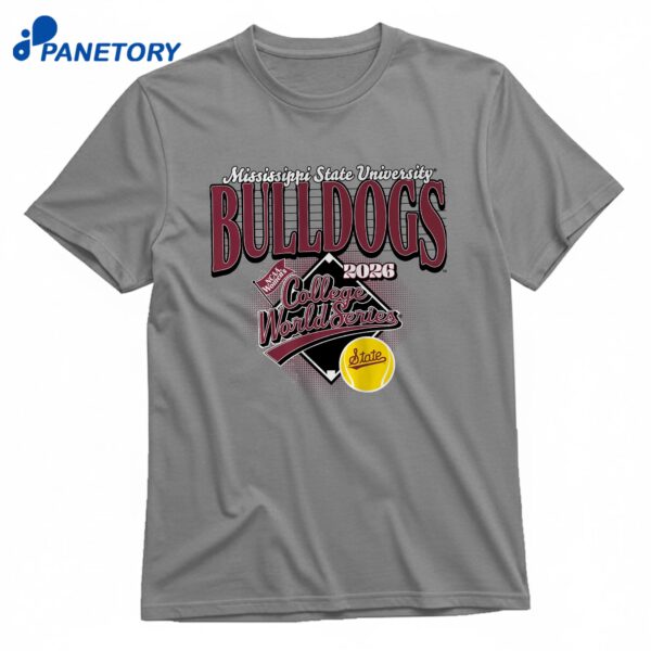 Mississippi State Softball 2026 Women's College World Series T-Shirt