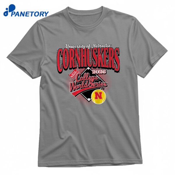 Nebraska Softball 2026 Women's College World Series T-Shirt