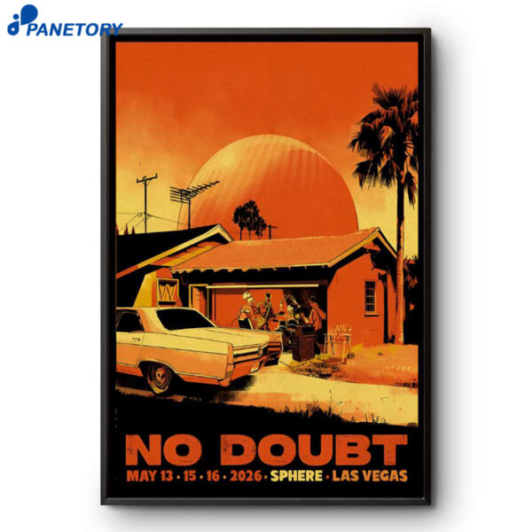 No Doubt Las Vegas NV May 13 15 16 2026 Poster