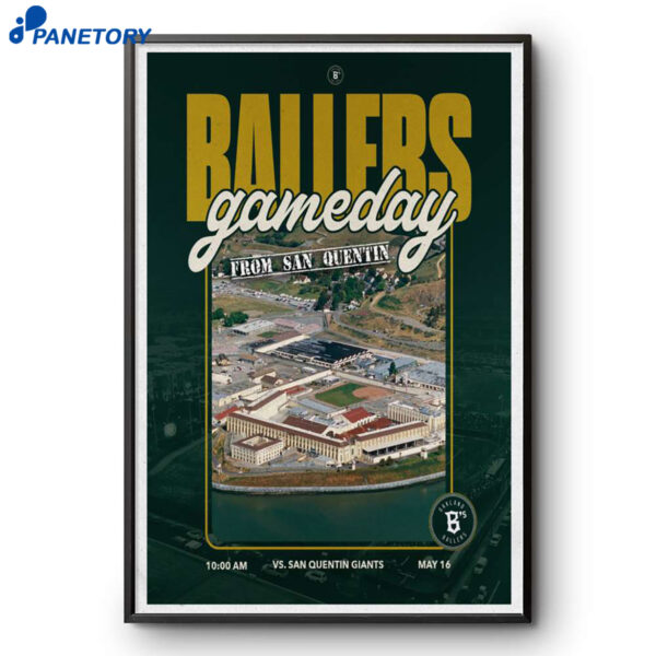 Oakland Ballers Ballers Gameday May 16 2026 Poster