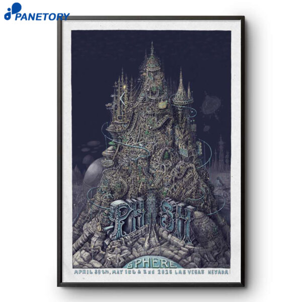 Phish Las Vegas Apr 30 - May 2 2026 Poster