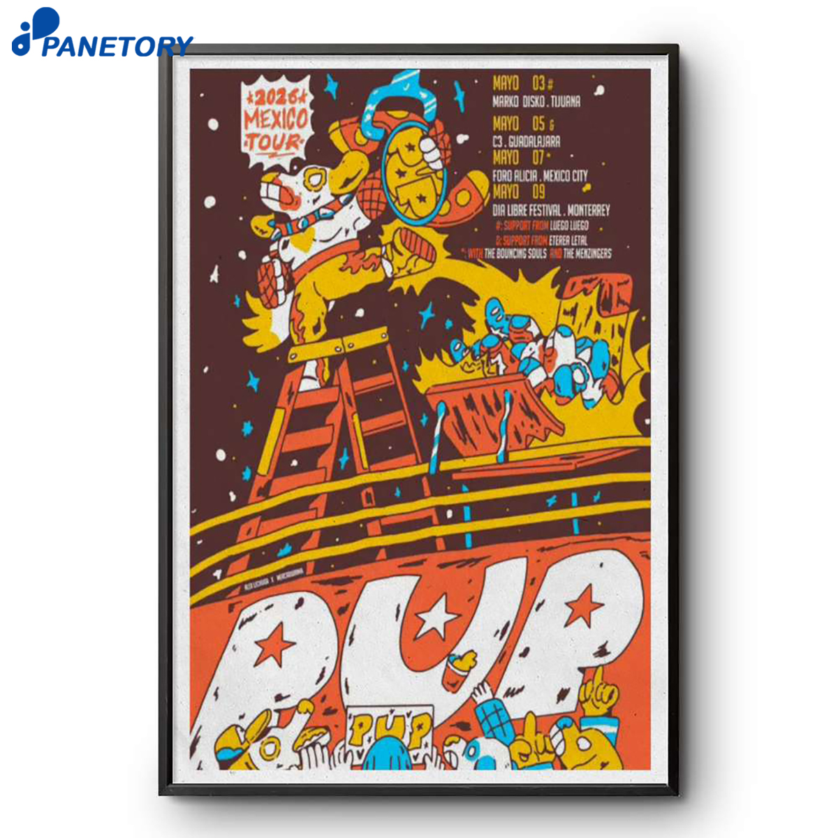 Pup Monterrey Show Tour May 7 2026 Poster 2 Pup Monterrey Show Tour May 7 2026 Poster