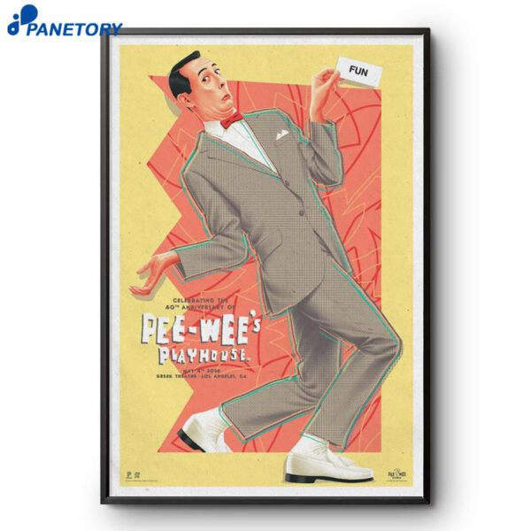 Pee-wee's Playhouse Matt Ryan Tobin May 4 2026 Poster