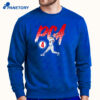 Pete Crow-Armstrong Slugger Swing Number T-Shirt 4 Pete Crow-Armstrong Slugger Swing Number T-Shirt 2