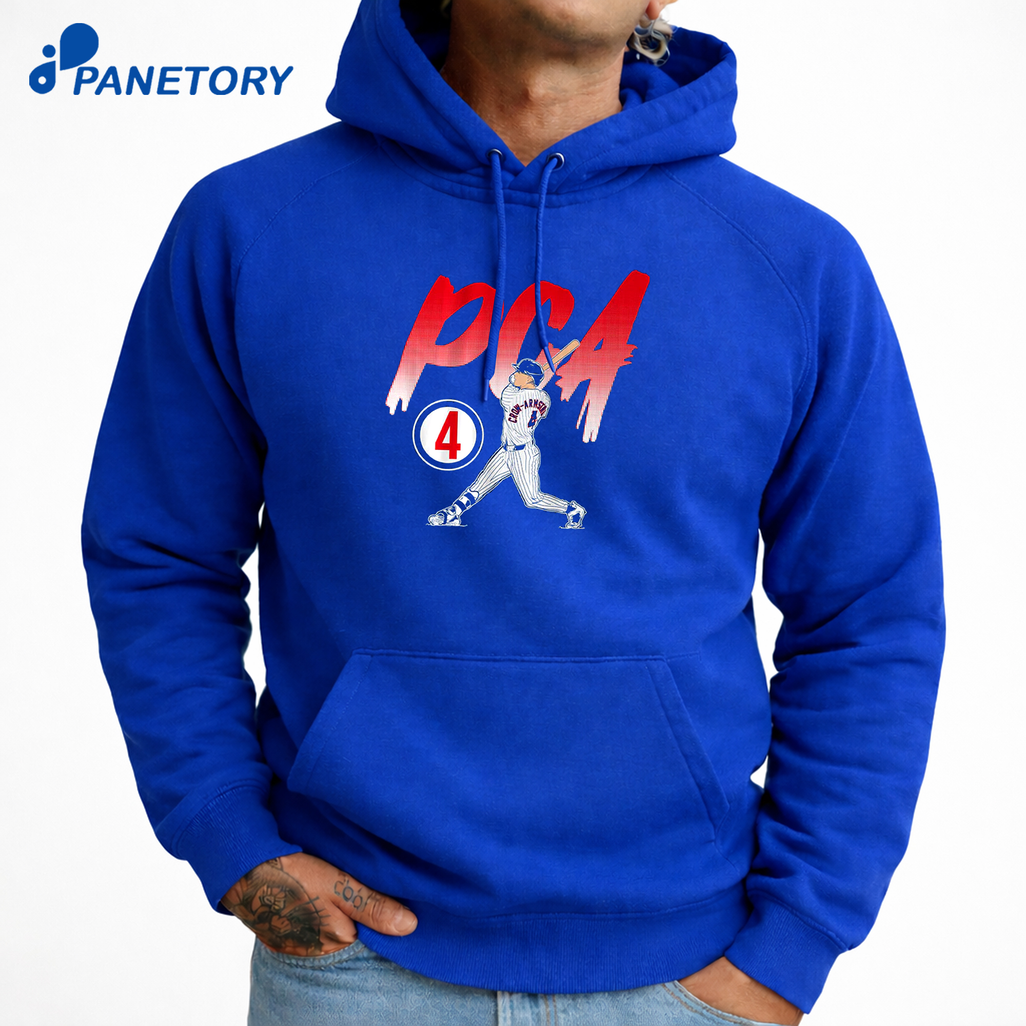 Pete Crow-Armstrong Slugger Swing Number T-Shirt 7 Pete Crow-Armstrong Slugger Swing Number T-Shirt 3