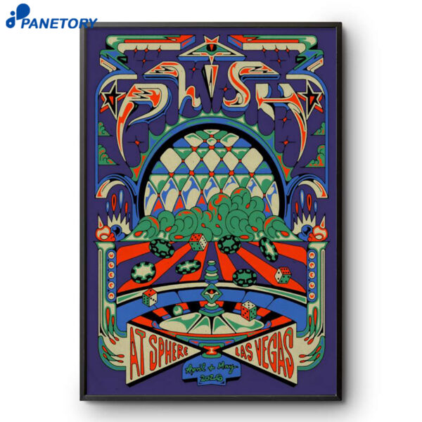 Phish Sphere Shows Apr May 2026 Poster