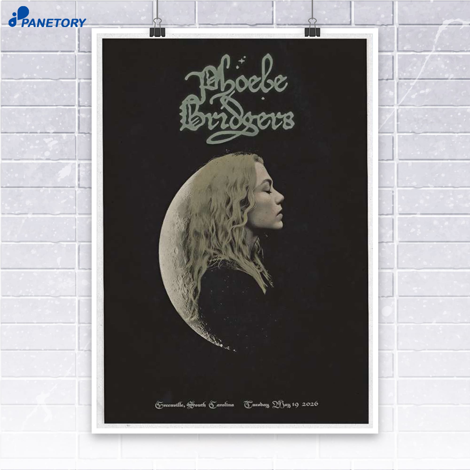 Phoebe Bridgers Greenville Sc May 19 2026 Poster Phoebe Bridgers Greenville Sc May 19 2026 Poster