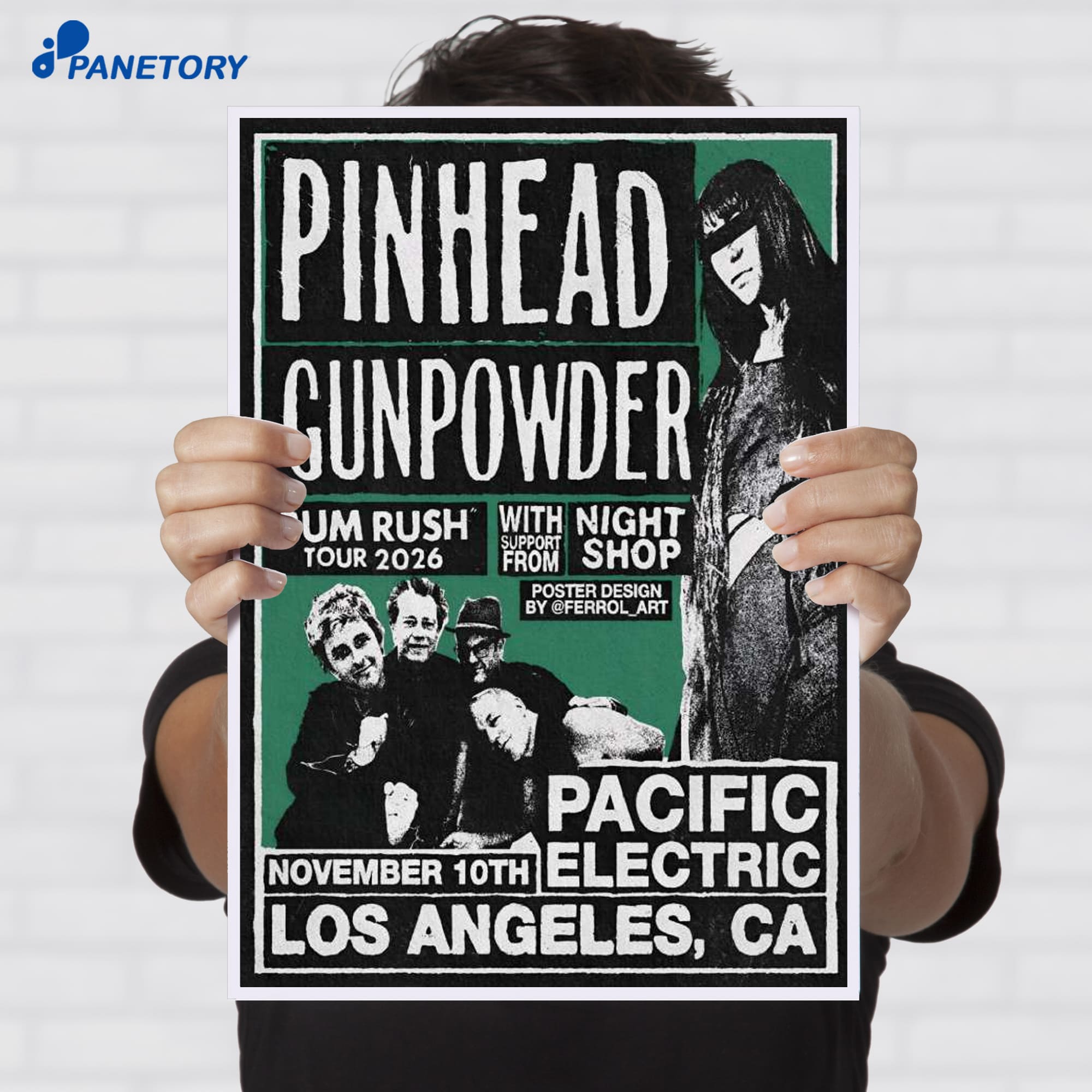 Pinhead Gunpowder Pacific Electric Los Angeles Ca Nov 10 2026 Poster Pinhead Gunpowder Pacific Electric Los Angeles Ca Nov 10 2026 Poster