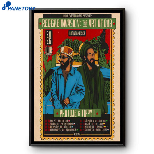 Protoje And Tippy I Latam Tour 2026 Poster