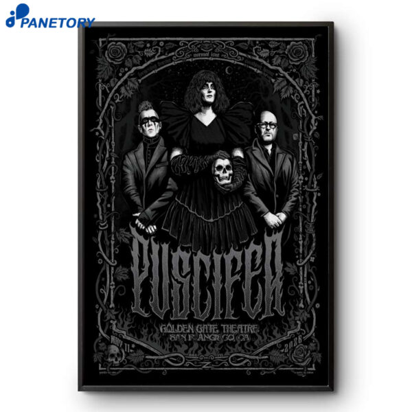 Puscifer Golden Gate Theatre San Francisco CA May 11 2026 Poster