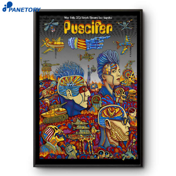 Puscifer Los Angeles CA May 14 2026 Poster
