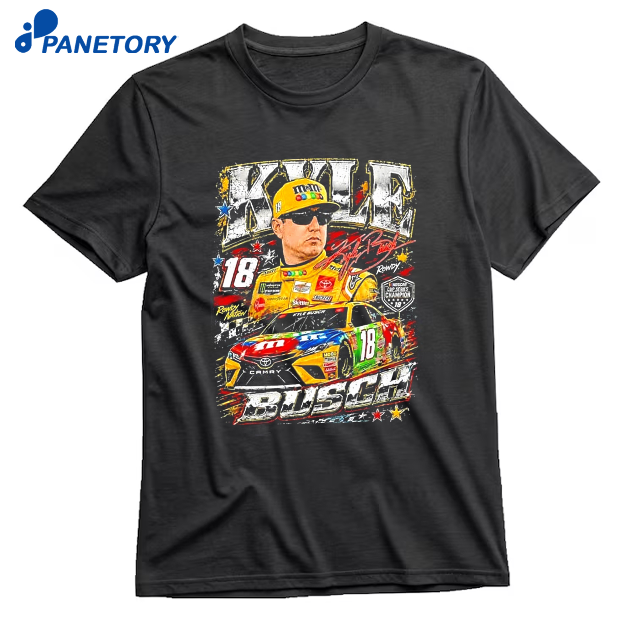 Rip Kyle Busch 18 Rowdy Shirt 8 Rip Kyle Busch 18 Rowdy Shirt 1