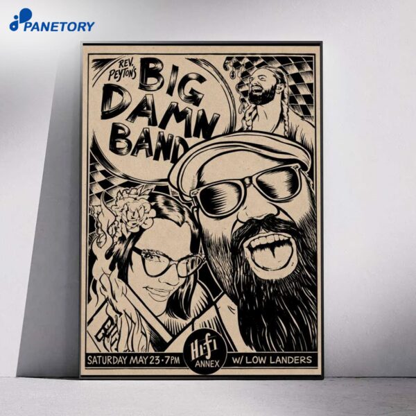 Rev Peyton’s Big Damn Band Indianapolis IN May 23 2026 Poster