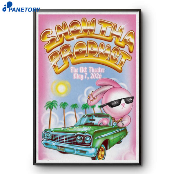 Snow Tha Product Berkeley California May 7 2026 Poster