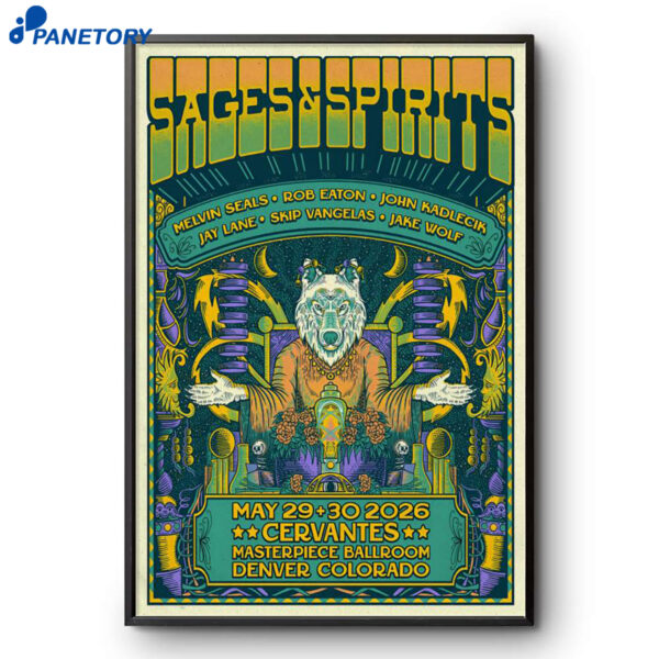 Sages And Spirits Cervantes' Masterpiece Ballroom May 29-30 2026 Poster