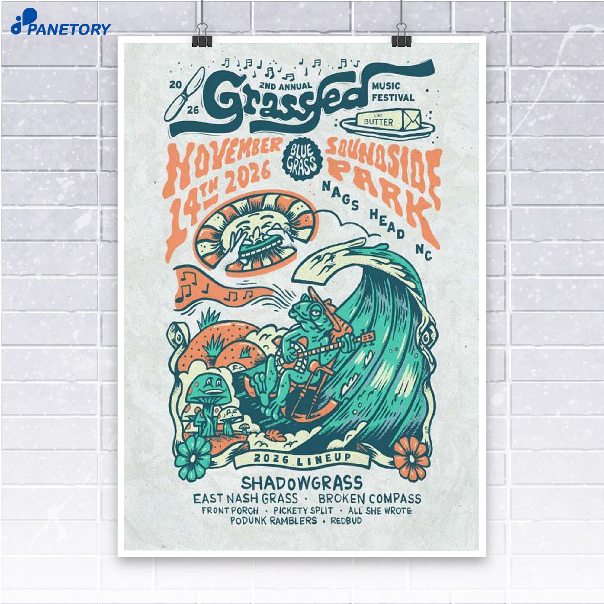 Shadowgrass Nags Head, Nc Show Nov 14 2026 Poster Shadowgrass Nags Head, Nc Show Nov 14 2026 Poster