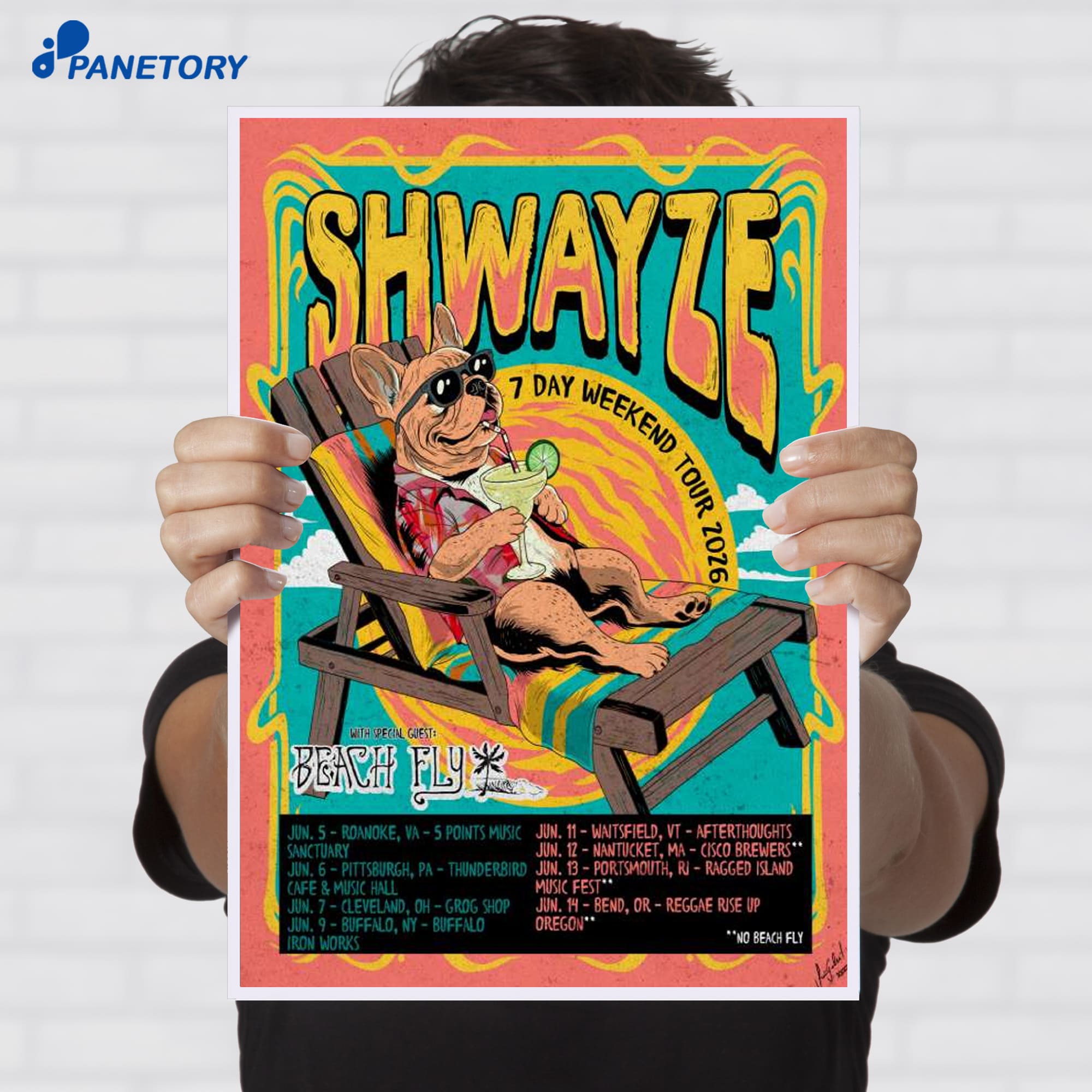 Shwayze 7 Day Weekend Tour 2026 Poster Shwayze 7 Day Weekend Tour 2026 Poster
