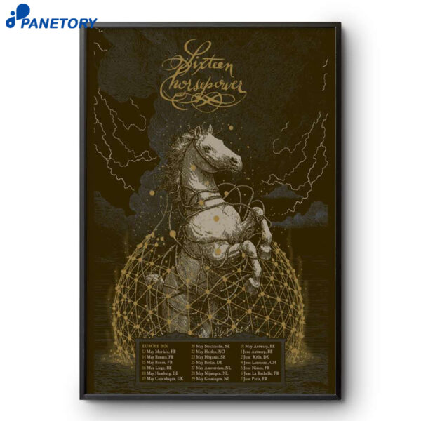 Sixteen Horsepower EU Tour 2026 Poster