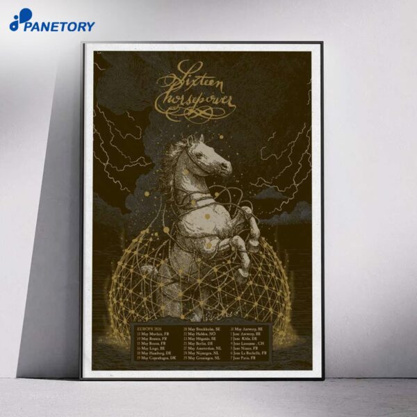 Sixteen Horsepower Nijmegen NL May 28 2026 Poster