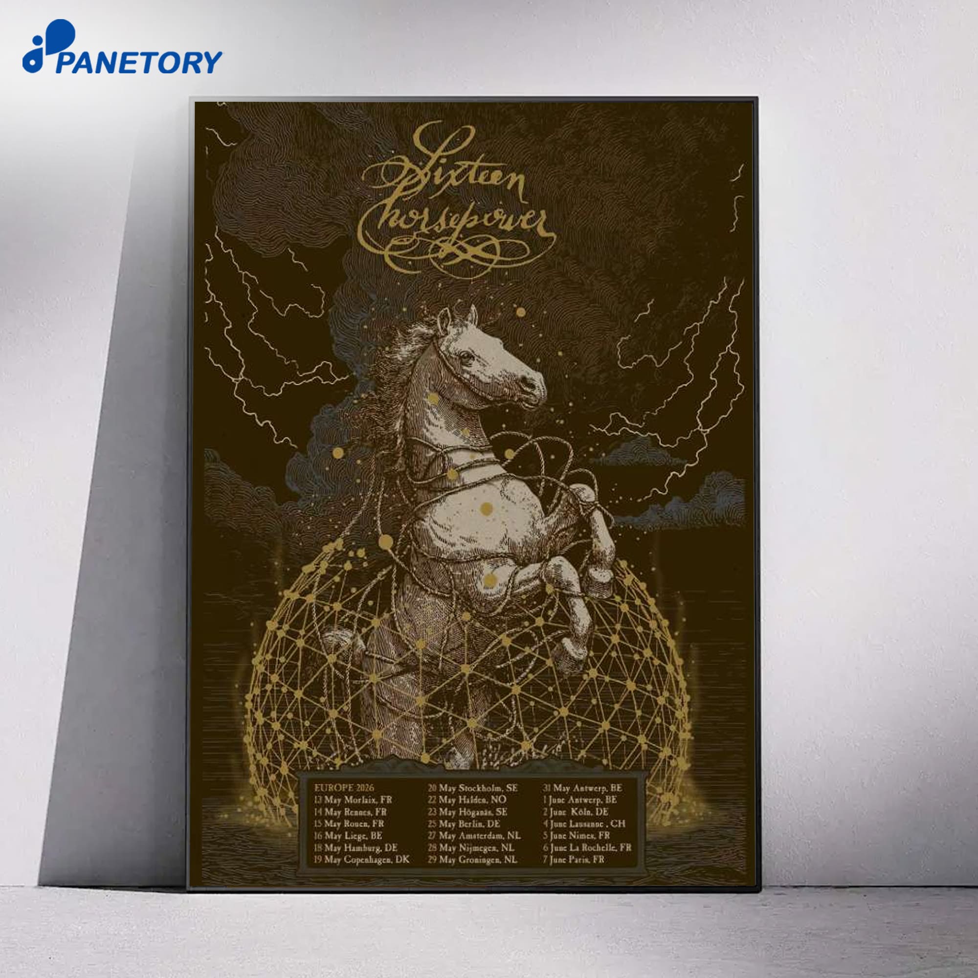 Sixteen Horsepower Tour 2026 Poster 4 Sixteen Horsepower Tour 2026 Poster 1
