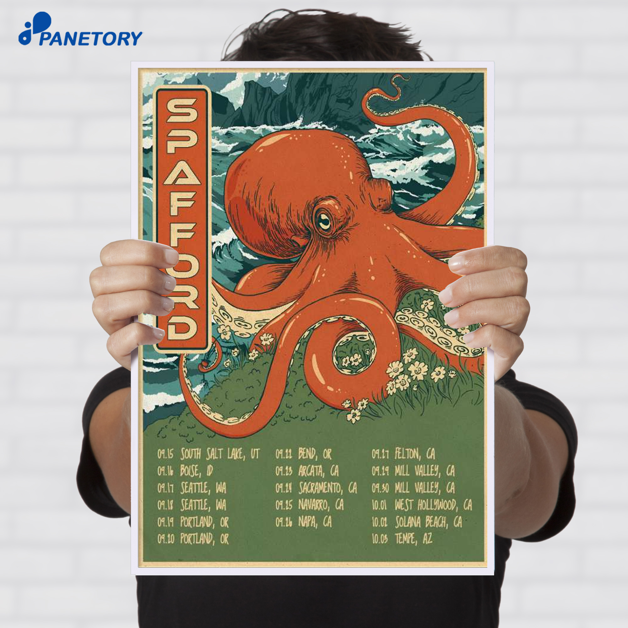 Spafford Fall Tour 2026 Poster Spafford Fall Tour 2026 Poster