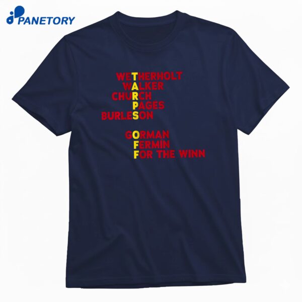 St. Louis Baseball Tarps Off Names T-Shirt