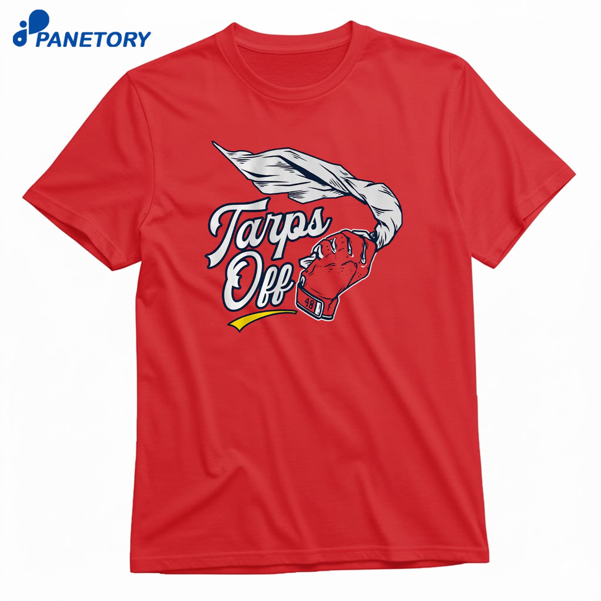 St. Louis Baseball Tarps Off T-Shirt 8 St. Louis Baseball Tarps Off T-Shirt 1