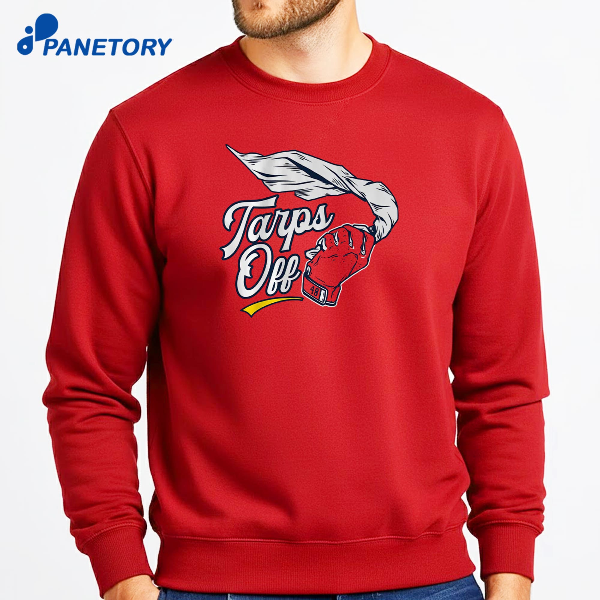 St. Louis Baseball Tarps Off T-Shirt 6 St. Louis Baseball Tarps Off T-Shirt 2