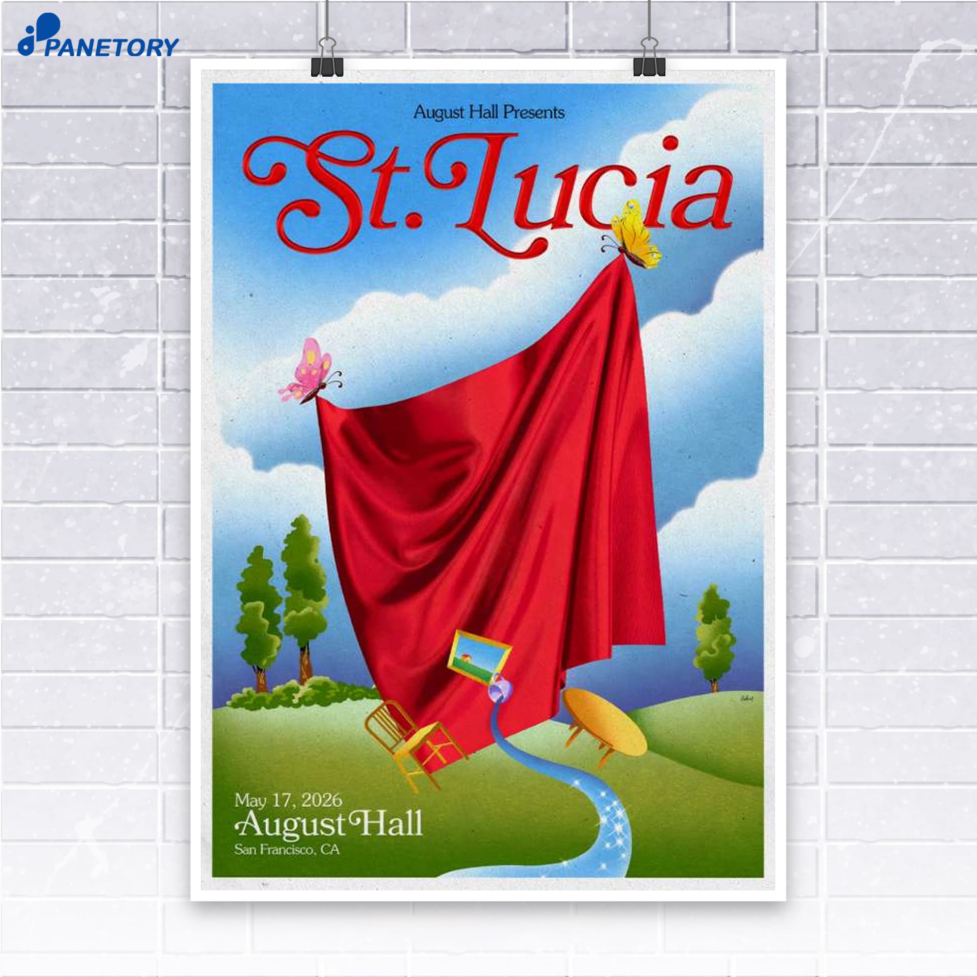 St. Lucia San Francisco Ca May 17 2026 Poster St. Lucia San Francisco Ca May 17 2026 Poster