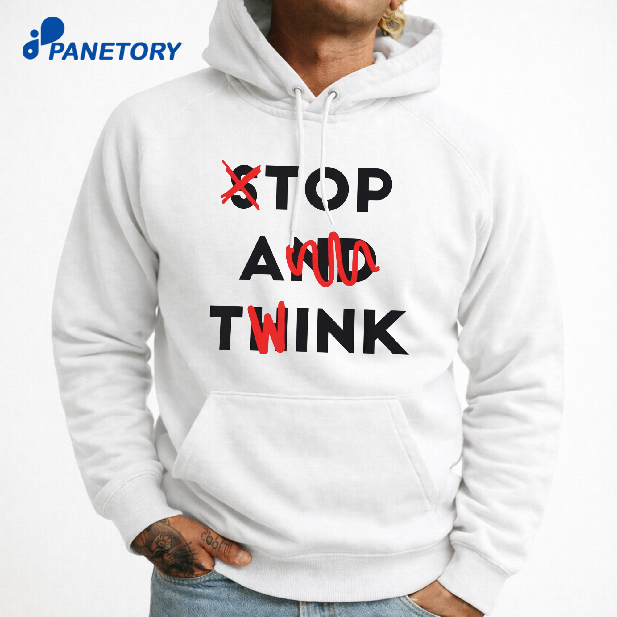 Stop And Think Top A Twink T-Shirt 7 Stop And Think Top A Twink T-Shirt 3