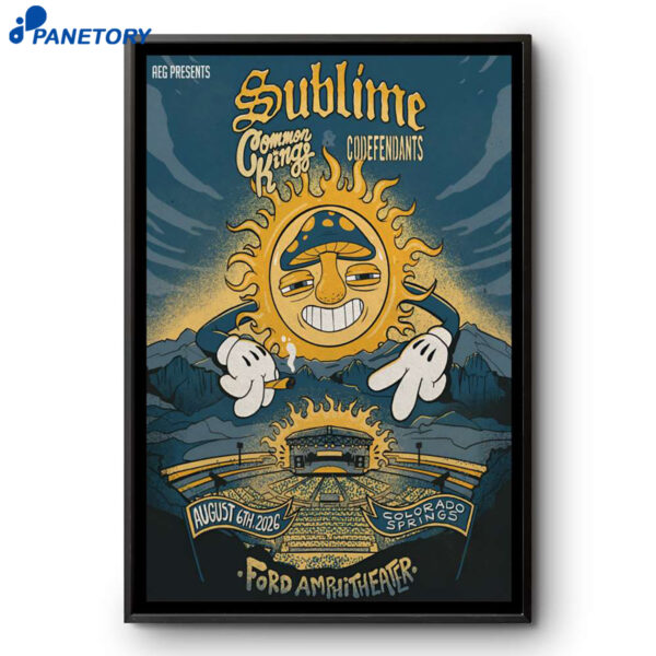 Sublime Colorado Springs CO Aug 6 2026 Poster